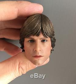 Custom Luke Skywalker 1/6 Head Sculpt for Hot Toys Body Star Wars DX07 