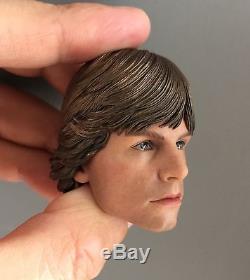 SELLER* 1/6 Luke Skywalker Star Wars Head Sculpt For 12" Hot Toys Figure *U.S.A 