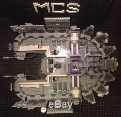Custom MCS Star Wars Imperial Purple/Grey Patrol Ship Hull # 303 with Crew
