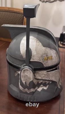 Custom Made Commander Wolffe Helmet Star Wars Clone Wars Custom Helmet 3D Print