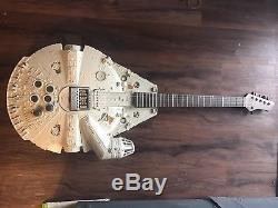 Custom Made Star Wars Millennium Falcon Guitar withCustom Lights