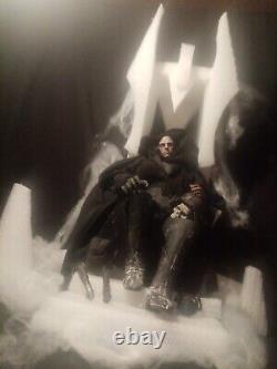 Custom Ooak Dark Side Luke Fully Articulated Figure + Hoth Ice Throne Stage Set