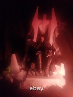 Custom Ooak Dark Side Luke Fully Articulated Figure + Hoth Ice Throne Stage Set