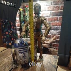 Custom Painted 16 Star Wars Droids C3PO And R2D2 (electronic versions)