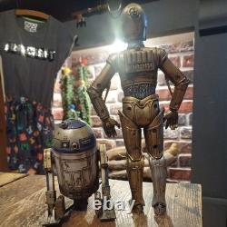 Custom Painted 16 Star Wars Droids C3PO And R2D2 (electronic versions)