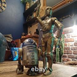 Custom Painted 16 Star Wars Droids C3PO And R2D2 (electronic versions)