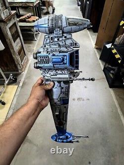 Custom Painted Hasbro Star Wars Power Of The Jedi B-Wing Fighter