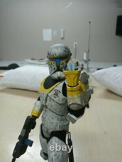 Custom Painted Star Wars 1/6 Clone Trooper Republic Commando Please Read
