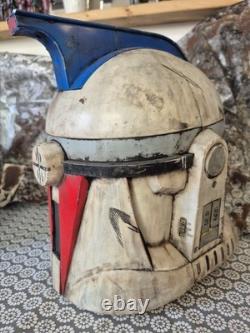 Custom Painted Star Wars Clone Trooper Helmet And Blaster set #3