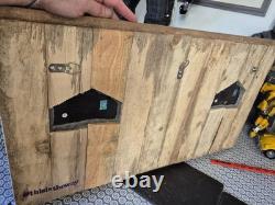 Custom Painted Star Wars Mandalorian Trio Wall Art (Lighter wood)