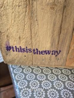 Custom Painted Star Wars Mandalorian Trio Wall Art (Lighter wood)