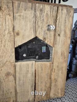 Custom Painted Star Wars Mandalorian Trio Wall Art (Lighter wood)