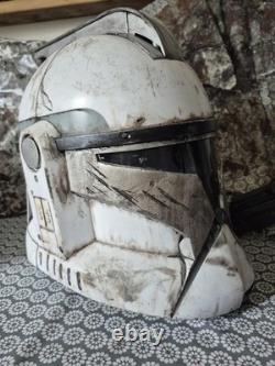 Custom Painted Talking Star Wars Clone Trooper Helmet And Blaster set #2