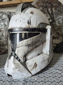 Custom Painted Talking Star Wars Clone Trooper Helmet And Blaster set #2