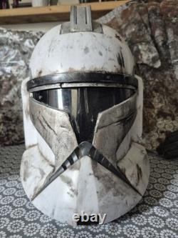 Custom Painted Talking Star Wars Clone Trooper Helmet And Blaster set #2