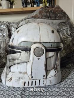 Custom Painted Talking Star Wars Clone Trooper Helmet And Blaster set #2
