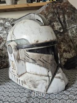 Custom Painted Talking Star Wars Clone Trooper Helmet And Blaster set #2