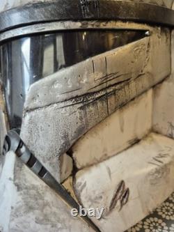 Custom Painted Talking Star Wars Clone Trooper Helmet And Blaster set #2