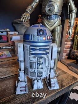 Custom Painted Weathered 21 Talking C3PO & 11 Beeping R2D2