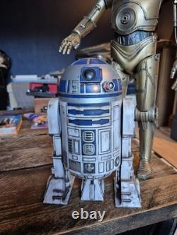 Custom Painted Weathered 21 Talking C3PO & 11 Beeping R2D2