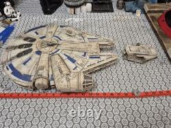 Custom Painted Weathered Solo Millenium Falcon'Kessell Run 21 Lights &Sounds