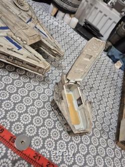 Custom Painted Weathered Solo Millenium Falcon'Kessell Run 21 Lights &Sounds
