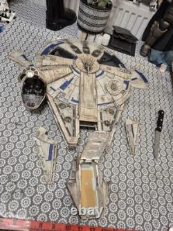 Custom Painted Weathered Solo Millenium Falcon'Kessell Run 21 Lights &Sounds