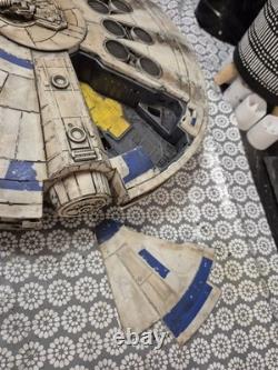 Custom Painted Weathered Solo Millenium Falcon'Kessell Run 21 Lights &Sounds