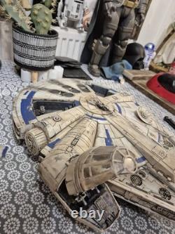 Custom Painted Weathered Solo Millenium Falcon'Kessell Run 21 Lights &Sounds