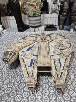 Custom Painted Weathered Solo Millenium Falcon'Kessell Run 21 Lights &Sounds