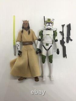 Custom Phase II Captain Lock & Eeth Koth Figures Star Wars Clone Wars