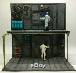 Custom SCI FI DIORAMA STAR WARS BLACK HOLE Battlestar Galactica for 3.75 figure