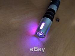 Custom Saberforge Consular Lightsaber Purple With Sound Star Wars Mace Windu