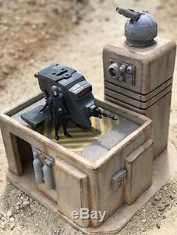 Custom Sci Fi Desert Outpost Playset Diorama Star Wars Acid Rain 118 3.75