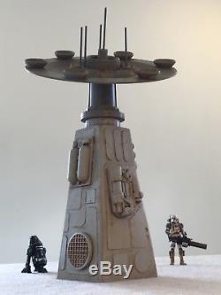 Custom Shield Generator Satellite Tower Playset Diorama Star Wars 118 3.75