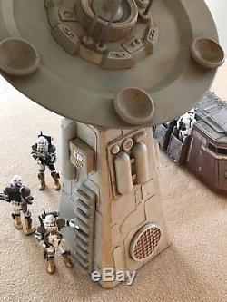 Custom Shield Generator Satellite Tower Playset Diorama Star Wars 118 3.75