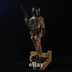 Custom Sideshow Star Wars 1/4 Premium Format Statue Boba Fett ROTJ with Box