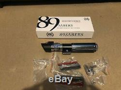 Custom Star Wars 89sabers MPP Vader lightsaber Prizm 5.5 Pixel With Extra Parts