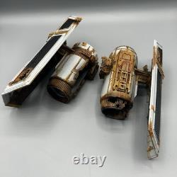 Custom Star Wars Aquarium Decor Wrecked Tie Bomber 8.5x8.5in. Hand Painted Model