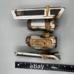 Custom Star Wars Aquarium Decor Wrecked Tie Bomber 8.5x8.5in. Hand Painted Model