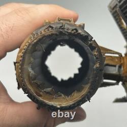 Custom Star Wars Aquarium Decor Wrecked Tie Bomber 8.5x8.5in. Hand Painted Model