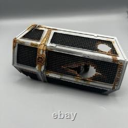 Custom Star Wars Aquarium Decor Wrecked Tie Bomber 8.5x8.5in. Hand Painted Model