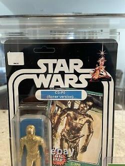 Custom Star Wars Error C-3P0 MOC With Bonus TOPPS Reprint Error Card #207