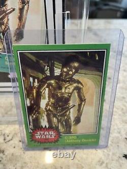 Custom Star Wars Error C-3P0 MOC With Bonus TOPPS Reprint Error Card #207