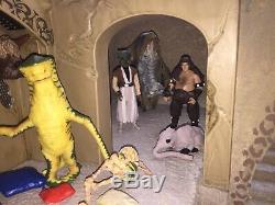 Custom Star Wars HUGE Jabbas Palace Throne Room Hutt Diorama 3.75 Action Figure
