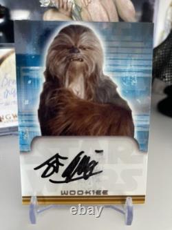 Custom Star Wars John Coppinger Auto Wookiee card Signed