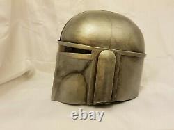 Custom Star Wars Mandalorian Adult Helmet Weathered Deluxe Painted Jango Fett