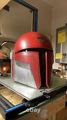 Custom Star Wars Mandalorian Cosplay Helmet Prop Bucket Warden Clone Wars