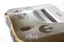 Custom Star Wars N64 Console signed by Carrie Fisher with RGB/LED mods
