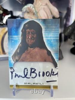 Custom Star Wars Paul Brooke Auto Malakili card Signed